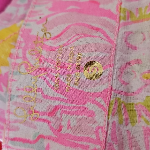 Lilly Pulitzer Marco Island Tunic Pink Pout More Kings In the Keys Small - Picture 9 of 16